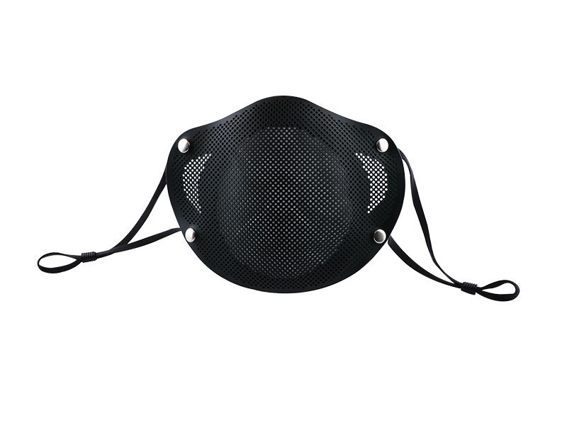 Máscara facial de silicone com filtro substituível